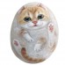 Художественный камень авторской росписи котенок Март