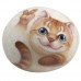 CGAS-CA020 Декоративный камень ручной росписи котик Джимми