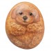 CGAS-DO014 Художественный камень авторской росписи собачка Мими