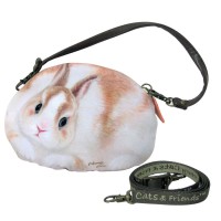 Чехол-сумочка для мобильного, фотоаппарата, документов в форме кролика