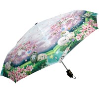 FFU4-48 Автоматический зонт с кошечками и цветами