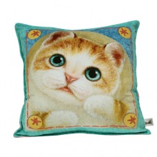 Интерьерная подушка с котенком Миго