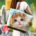 Легкая женская сумка с котом для ежедневного использования