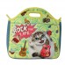 FHB3-CA029 Прогулочная сумка с забавным котенком из мягкого материала на молнии